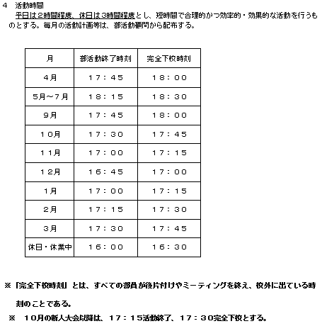部活動２